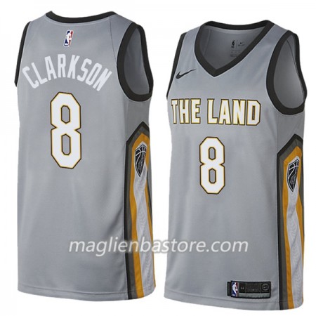 Maglia NBA Cleveland Cavaliers Jordan Clarkson 8 Nike City Edition Swingman - Uomo
